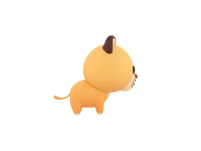 Character310 Lioness 3D model