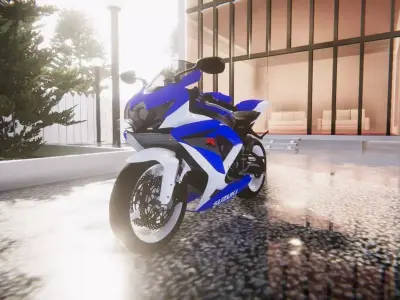 Suzuki Srad 750  Free 3D model