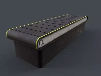 Production Line v4 Low-poly 3D model