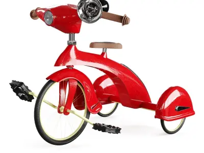 Baby bike tricycle 3D model