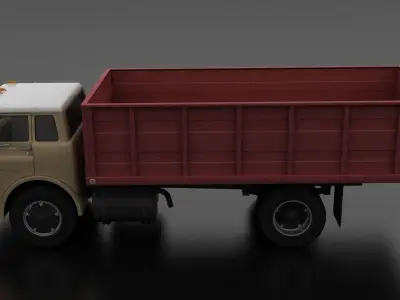 C-Series C-800 Grain Truck 1970 Low-poly 3D model
