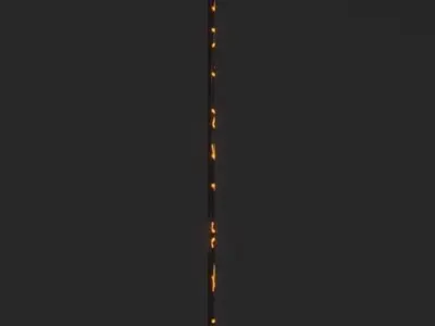 Fantazy Sword Low-poly 3D model