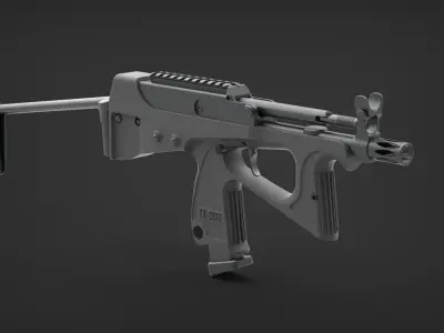 PP-2000 gun 3D model