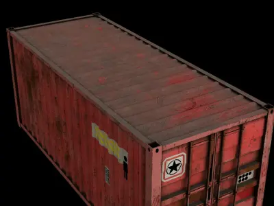container shipping Free 3D model