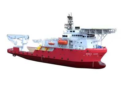 MERMAID ASIANA BOAT 3D model