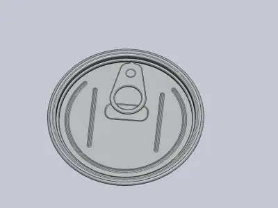 Aluminium lid 83mm Free 3D model