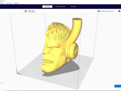 Kettlebell Hulk 10kg - Concrete or cement 3D print model