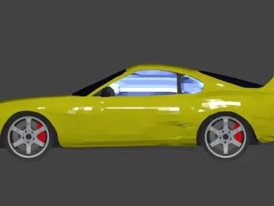 toyota supra mk4  Free low-poly 3D model