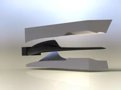 Wind turbine blade 10 mould asm Free 3D model