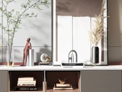 Modern style TV cabinet 3D model