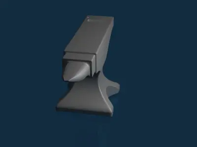 Anvil metal hammer 3D model