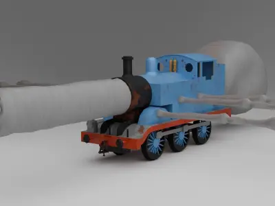 Spider-Thomas Low-poly 3D model