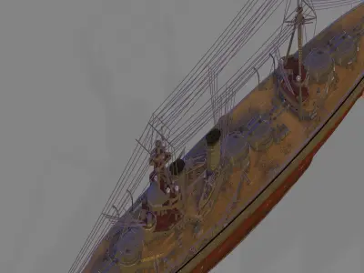 IJN Hyuga 3D model
