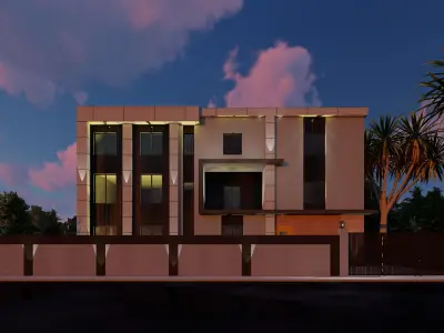3D MODEL OF A COMMERCIAL BUILDING  3D model