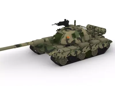Type 88 Battle Tank 3D model