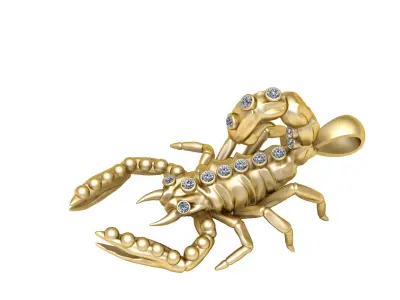 INSECT PENDANT 3D PRINTABLE MODEL 3D print model
