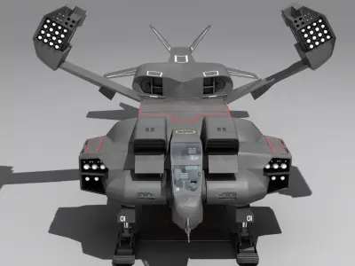Aliens USMC Dropship Free 3D model