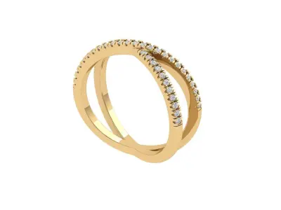  Solitaire Engagement Ring 3D print model order