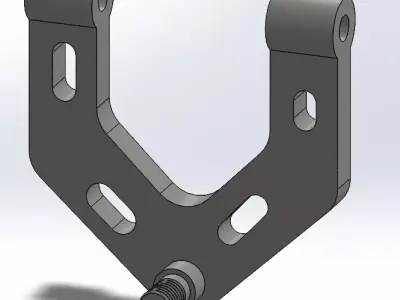 Horquilla superior para camioneta 3D model