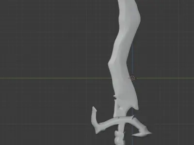 Stylized Mighty sword Aegis Roseblade 3D model