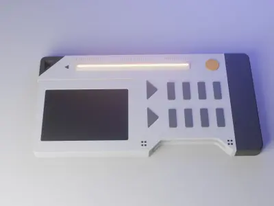 Cyberpunk Reader Modelling 3D model