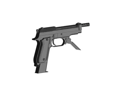 Beretta 93R  3D model