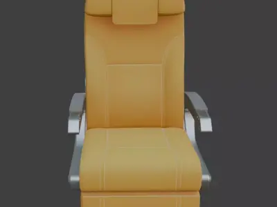Airplane chair 3D model get