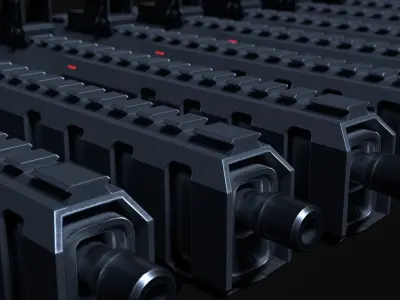 Hektor Rifle Low-poly 3D model