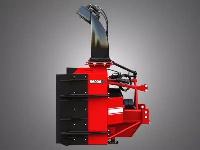 9600A Snow Blower Tractor Attachment 3D model