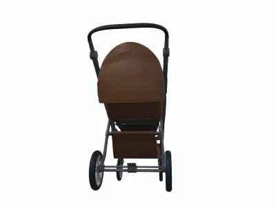 Baby stroller 10 3D model