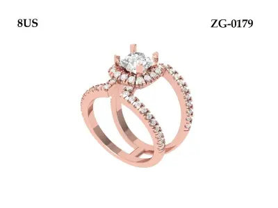 Wedding Ring  3D print model 440