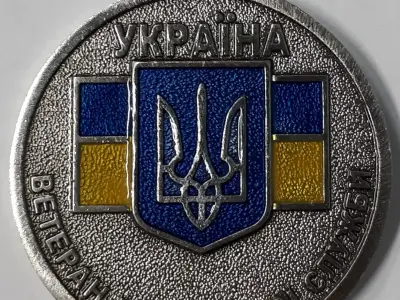 Medal Veteran of military service 3D print model