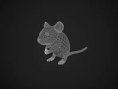 Mouse Low-poly 3D model purchase