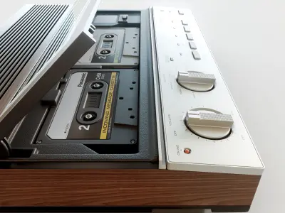 Vintage Panasonic Answering Machine 3D model