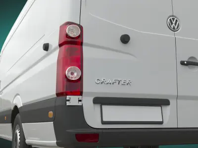 VW Crafter 2011 Panel Van L4H2 3D model