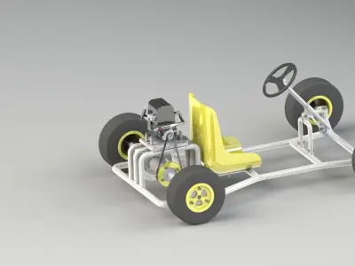 Kart GHN Free 3D model