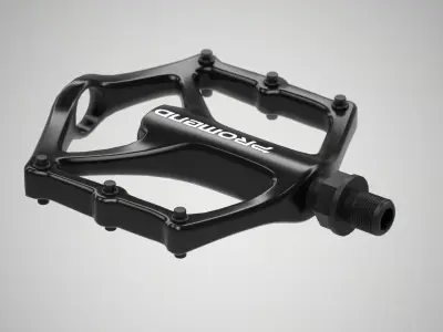 PROMEND MTB CNC Pedal Black Low-poly 3D model