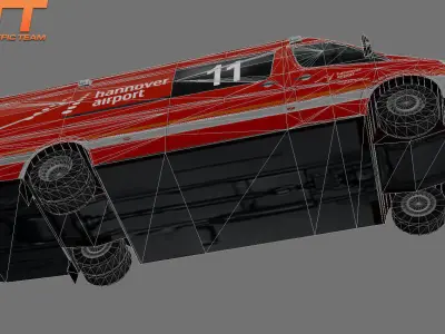 Mercedes-benz Sprinter Hannover Low-poly 3D model