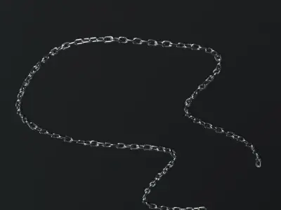 Chain Low-poly 3D model by CebiGameStudio3D