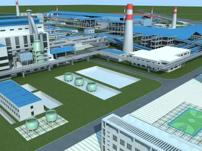 Factory 2 3D model