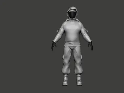 Army Soldier Outfit Cloths 3d 3D model