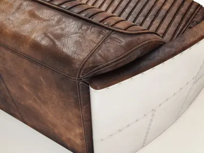 Aviator sofa 3D model