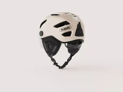 Pedelec Bicycle Helmet - Champagne Low-poly 3D model