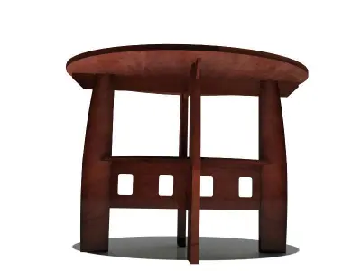 Antique Limpert Table 3D model