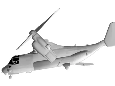 Bell Boeing V-22 Osprey 3D model shop