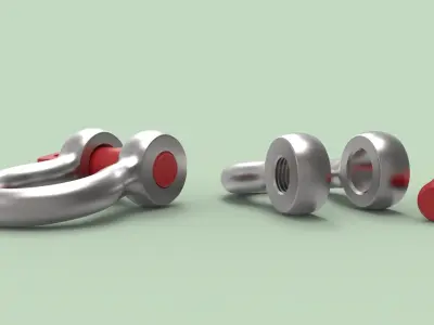 Anchor shackle G-209 3D model
