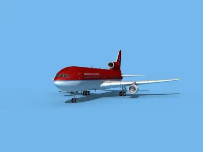 Lockheed L1011 Savannah Air Charter 3D model