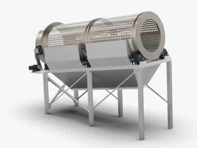 Drum Rotary Screen 3D model