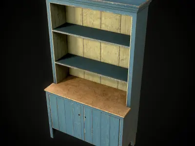 OldDresser01 Free low-poly 3D model