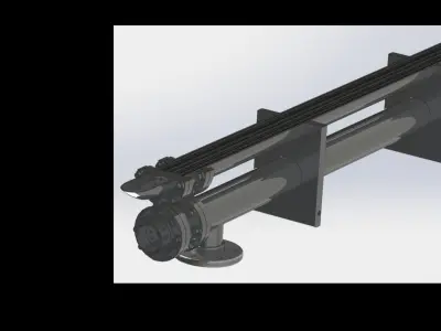   Double Pipe Heat Exchanger    HAIRPIN     Free 3D model